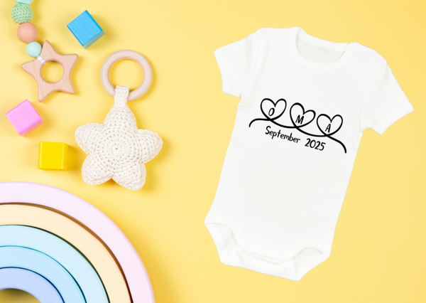 Romper: Oma Hartjes "datum"