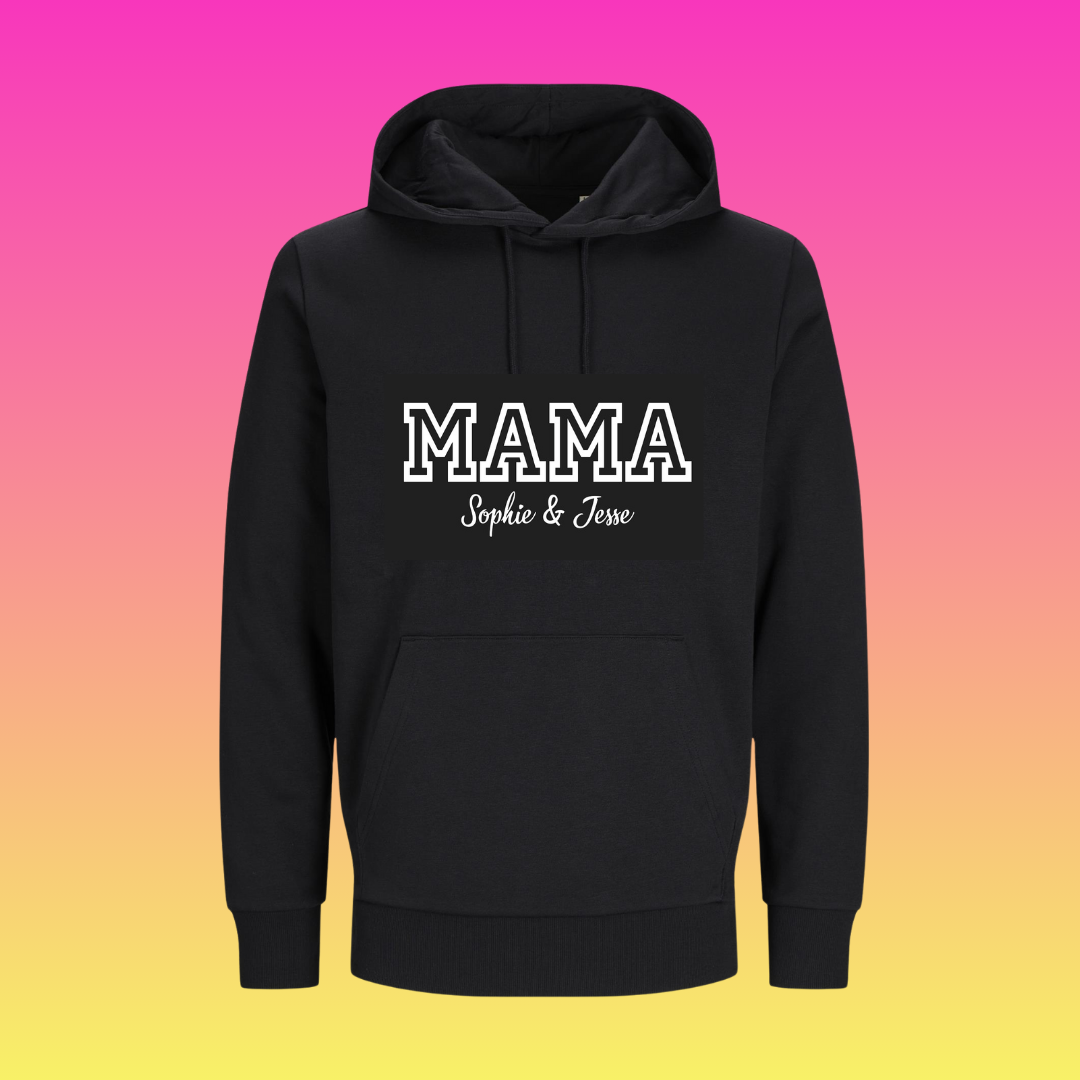 Hoodie MAMA met namen