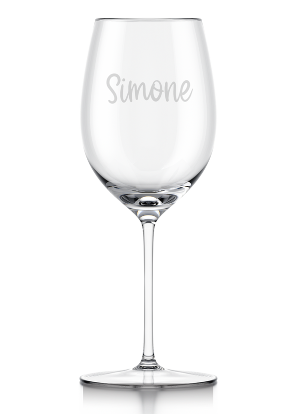 wijnglas: Naam Simone