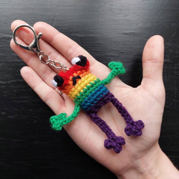 Pride Froggy Keychains (Multiple flags available)