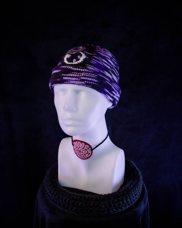 Cyclops Beanie - Purple Multicolor