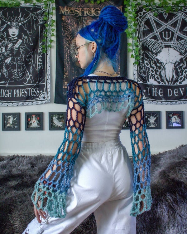 Siren Shrug - Blue Gradient