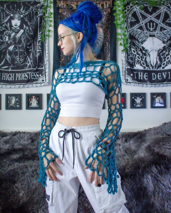 Siren Shrug - Solid Blue