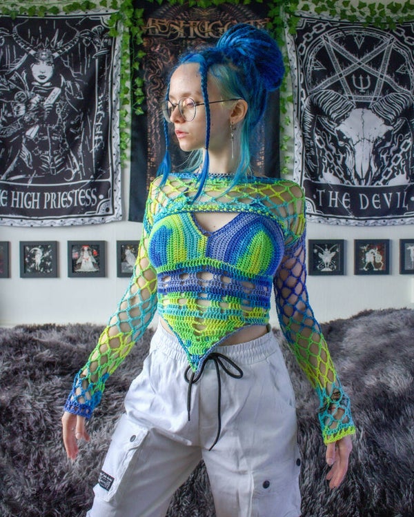 Toxic Waste Top & Sleeves Set