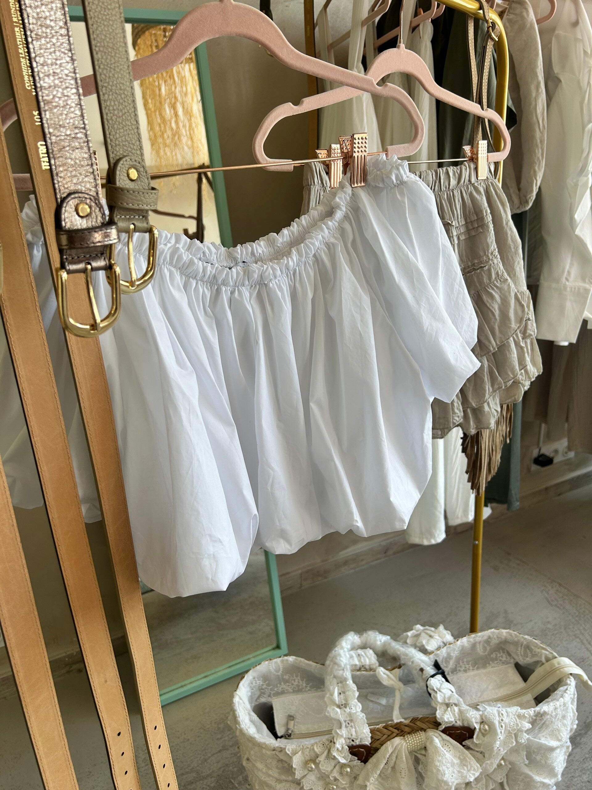 Crop top white