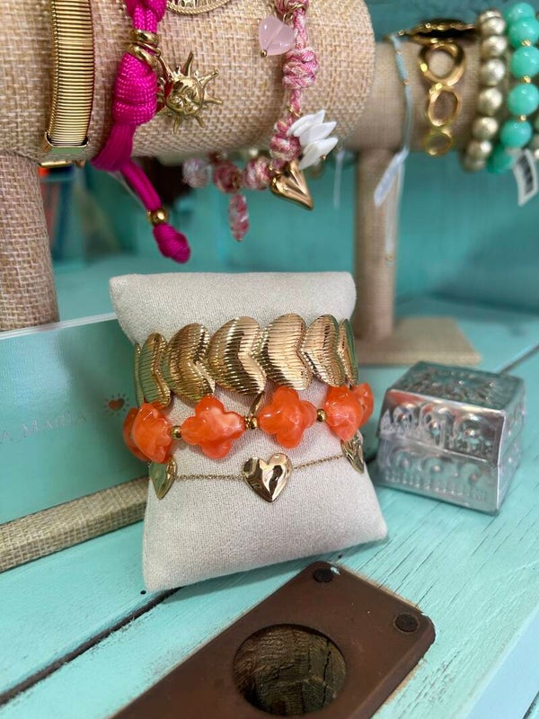 Lucky orange armband