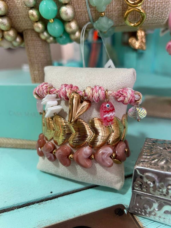 Beach pink armband