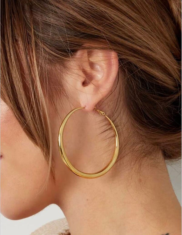 Ring Earring gold