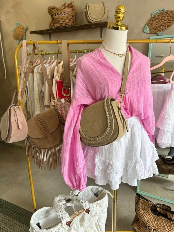Blouse Fuchsia Roze