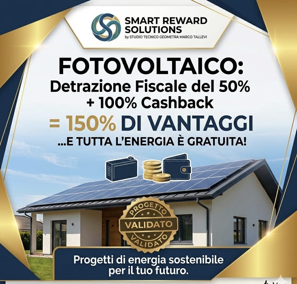 Fotovoltaico con 100% Cashback