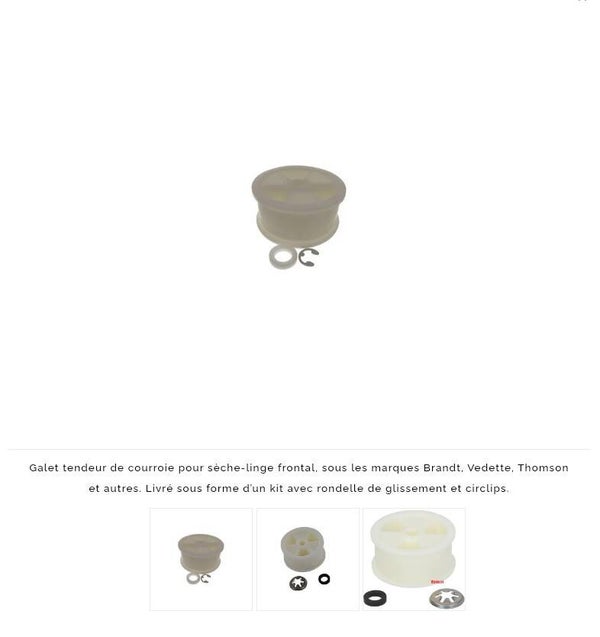 57x2519 galet sèche-linge