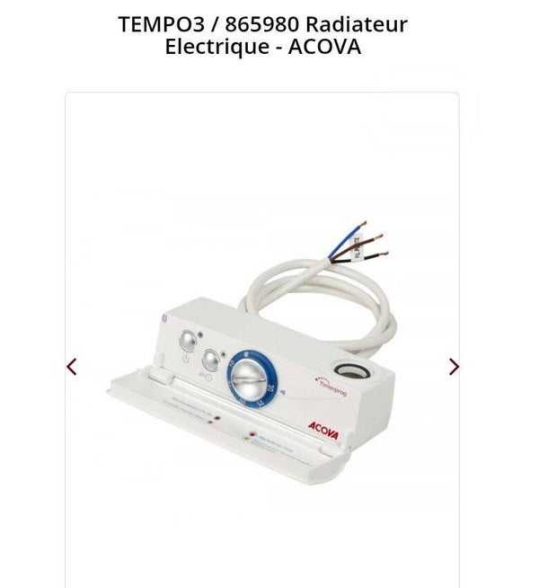 865980 boîtier timer prog V3 bluetooth Acova