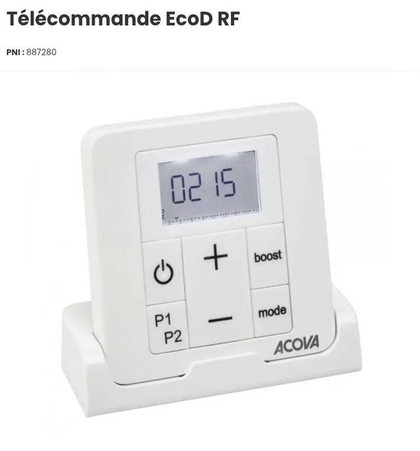 887280 radiocommande Acova