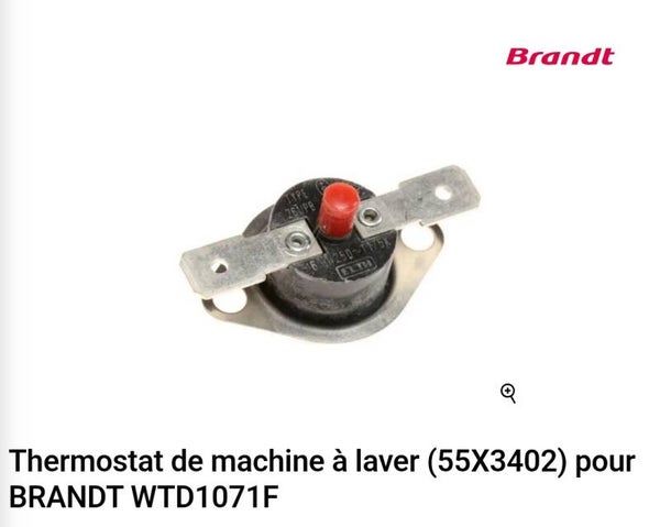55x3402 thermostat réarmmable
