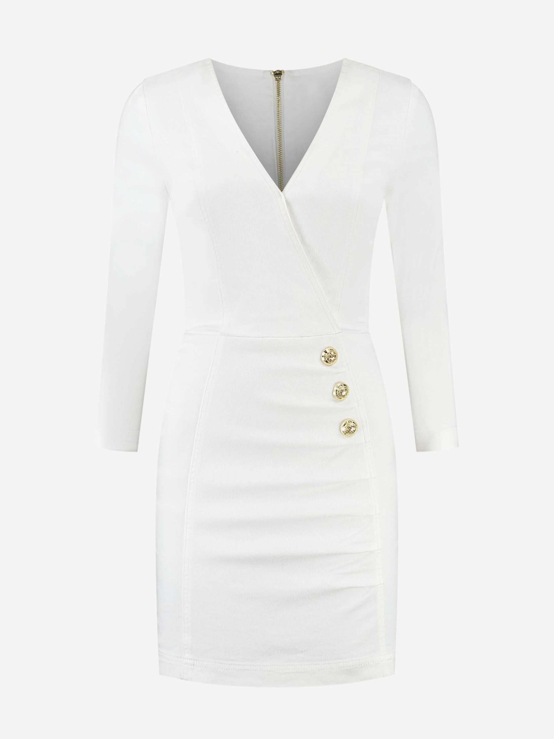 Dress Wit Glitter Jurkje Nikkie Glitter Jurk Nikkie One New