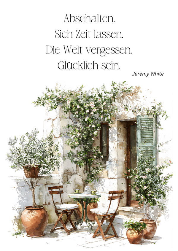 "Abschalten..."