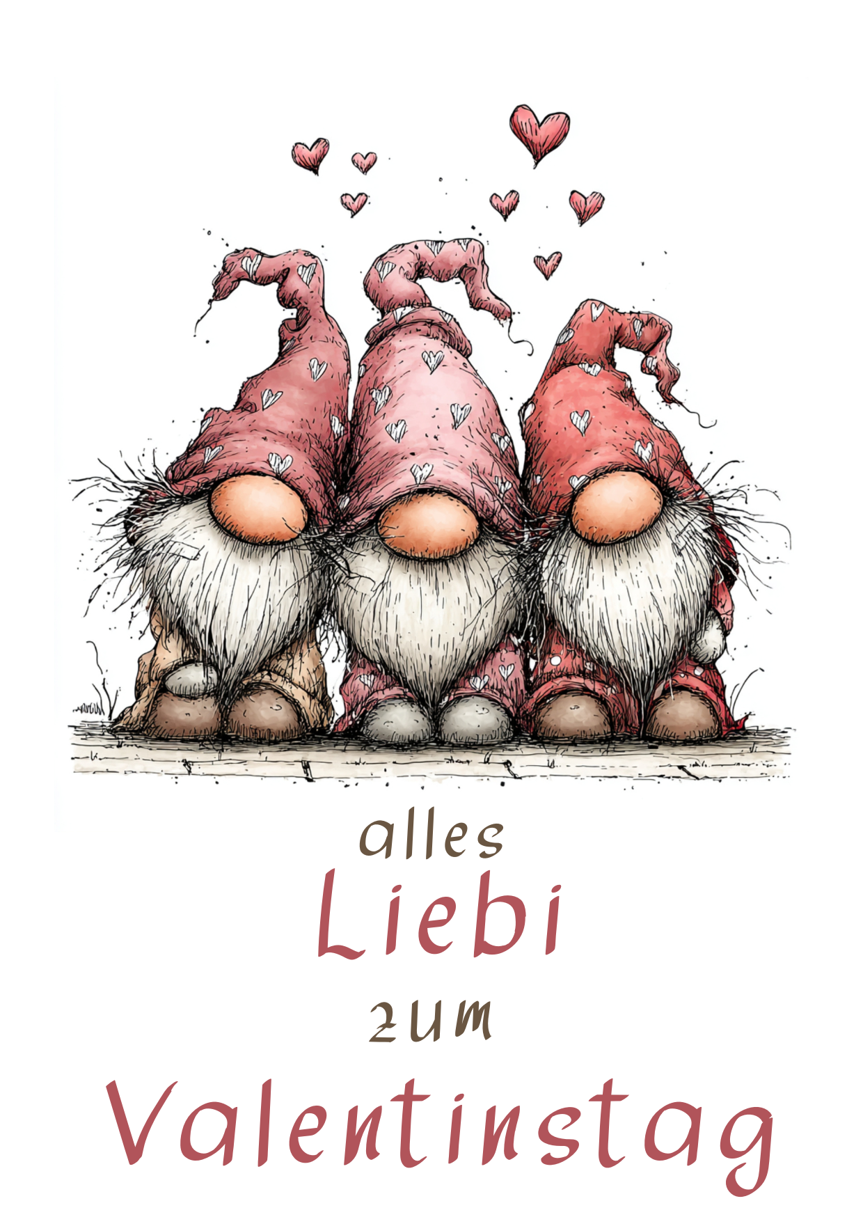 "alles Liebi zum Valentinstag" Wichtel 2