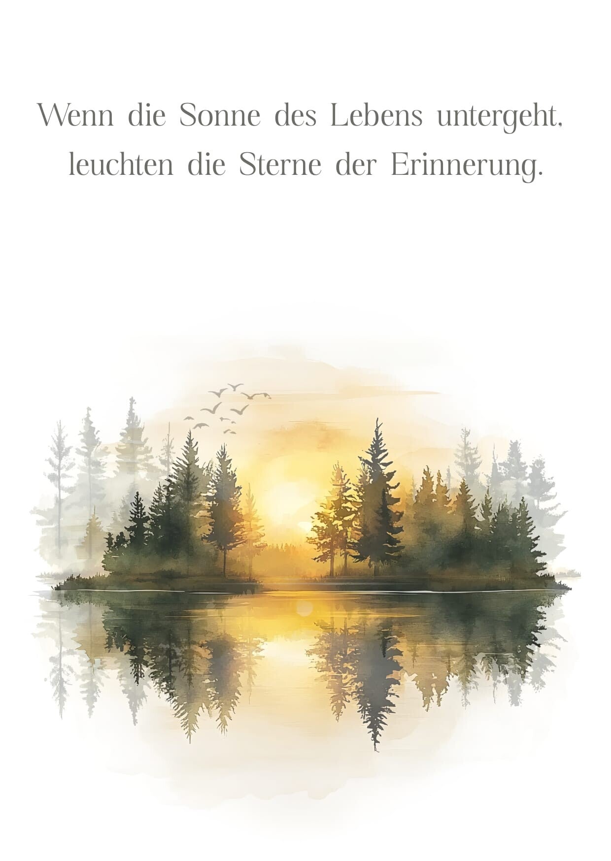 "Wenn die Sonne des Lebens untergeht,..." 4