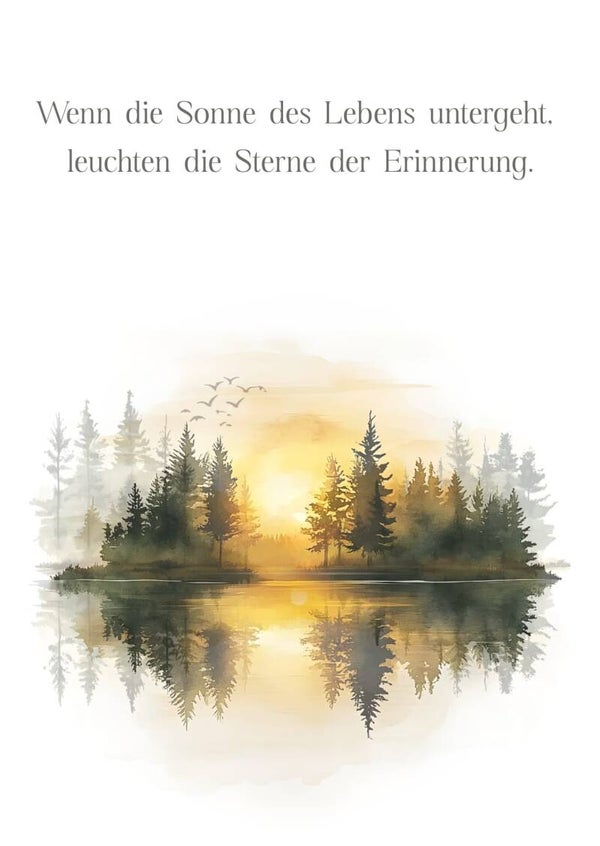 "Wenn die Sonne des Lebens untergeht,..." 4