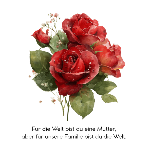 "Für die Welt bist du..."