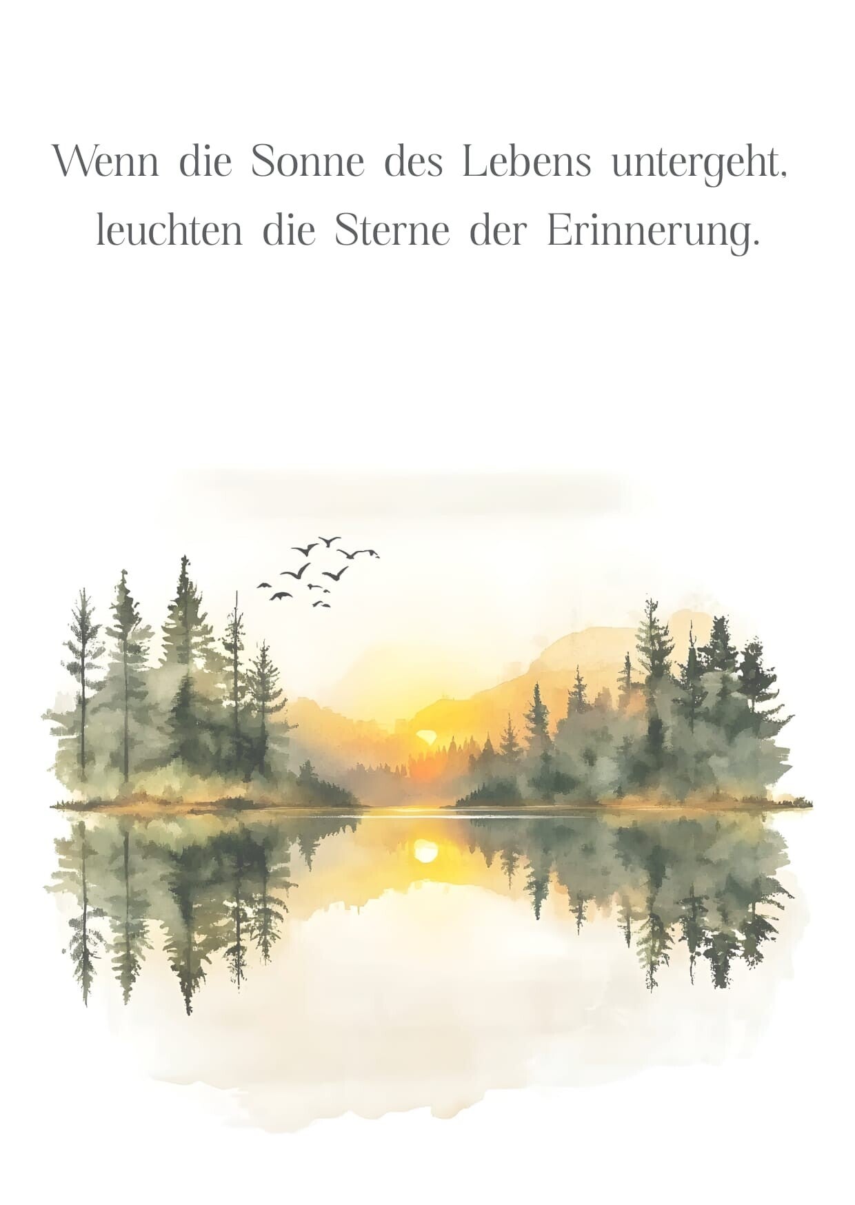 "Wenn die Sonne des Lebens untergeht,..." 5