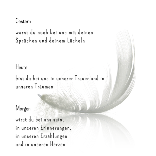 "Gestern..."