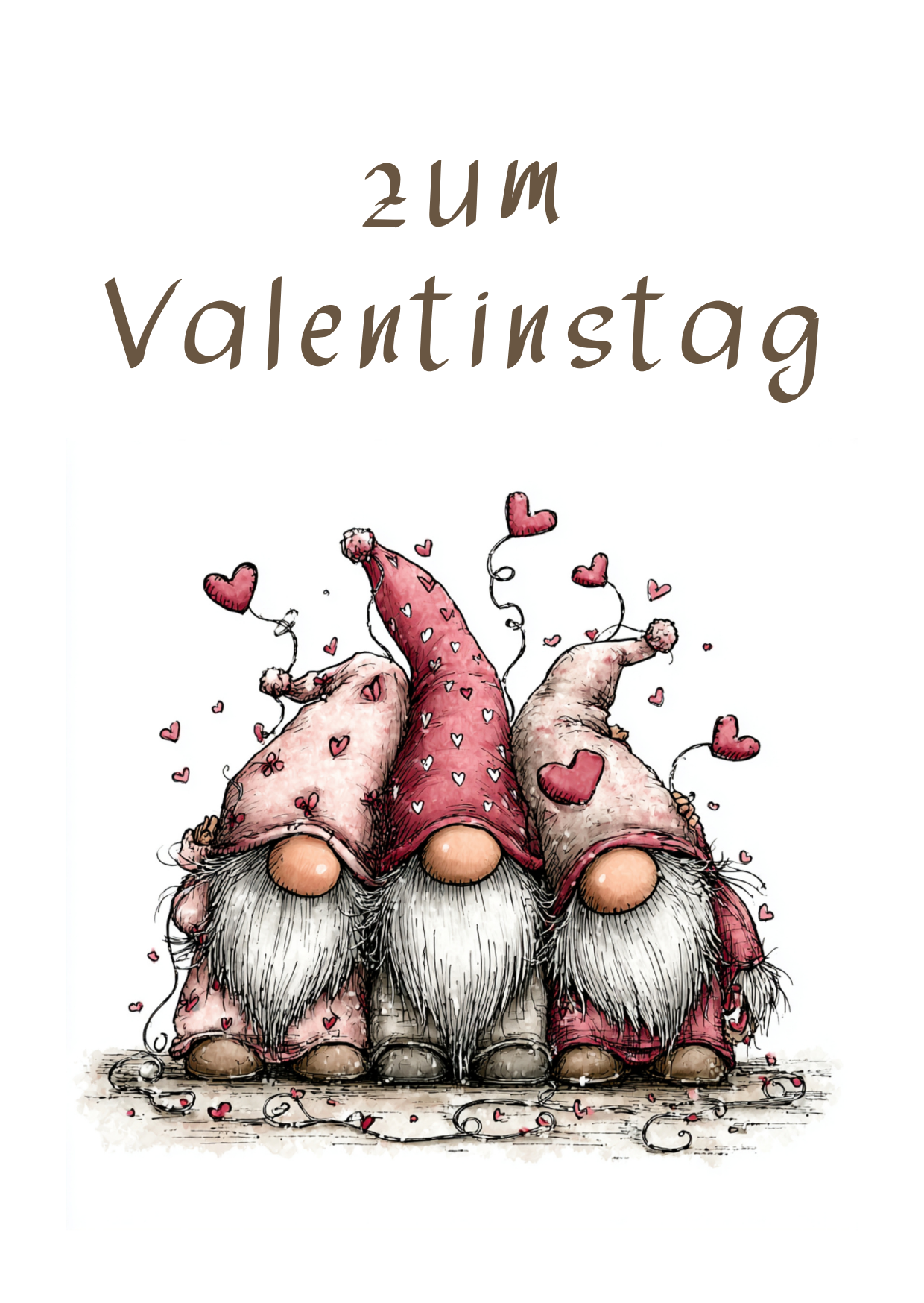 "zum Valentinstag" Wichtel 8