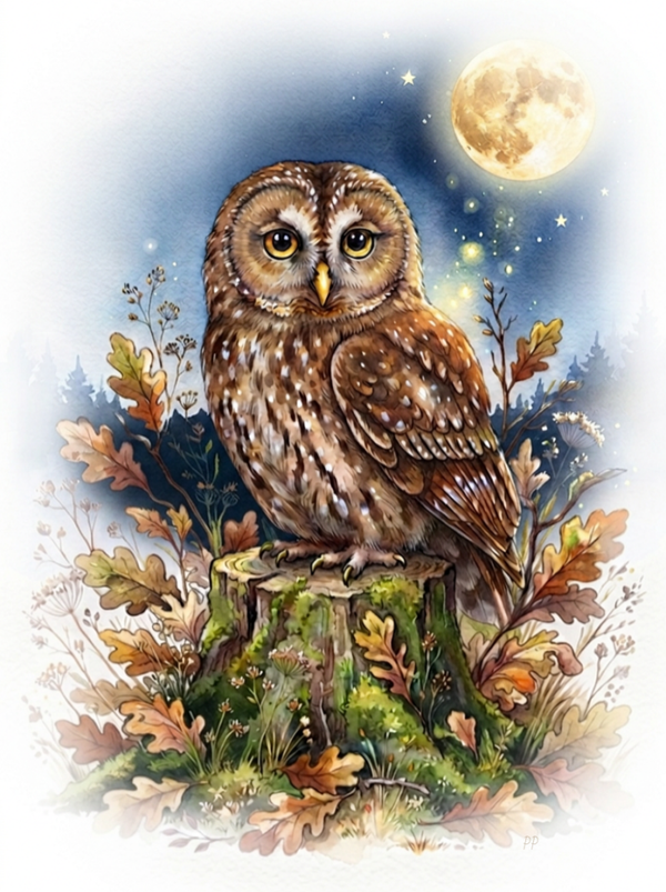 Eule Herbst 3*