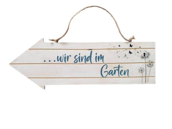 ...wir sind im Garten