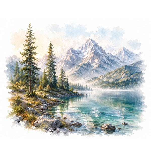 Berge und See 3