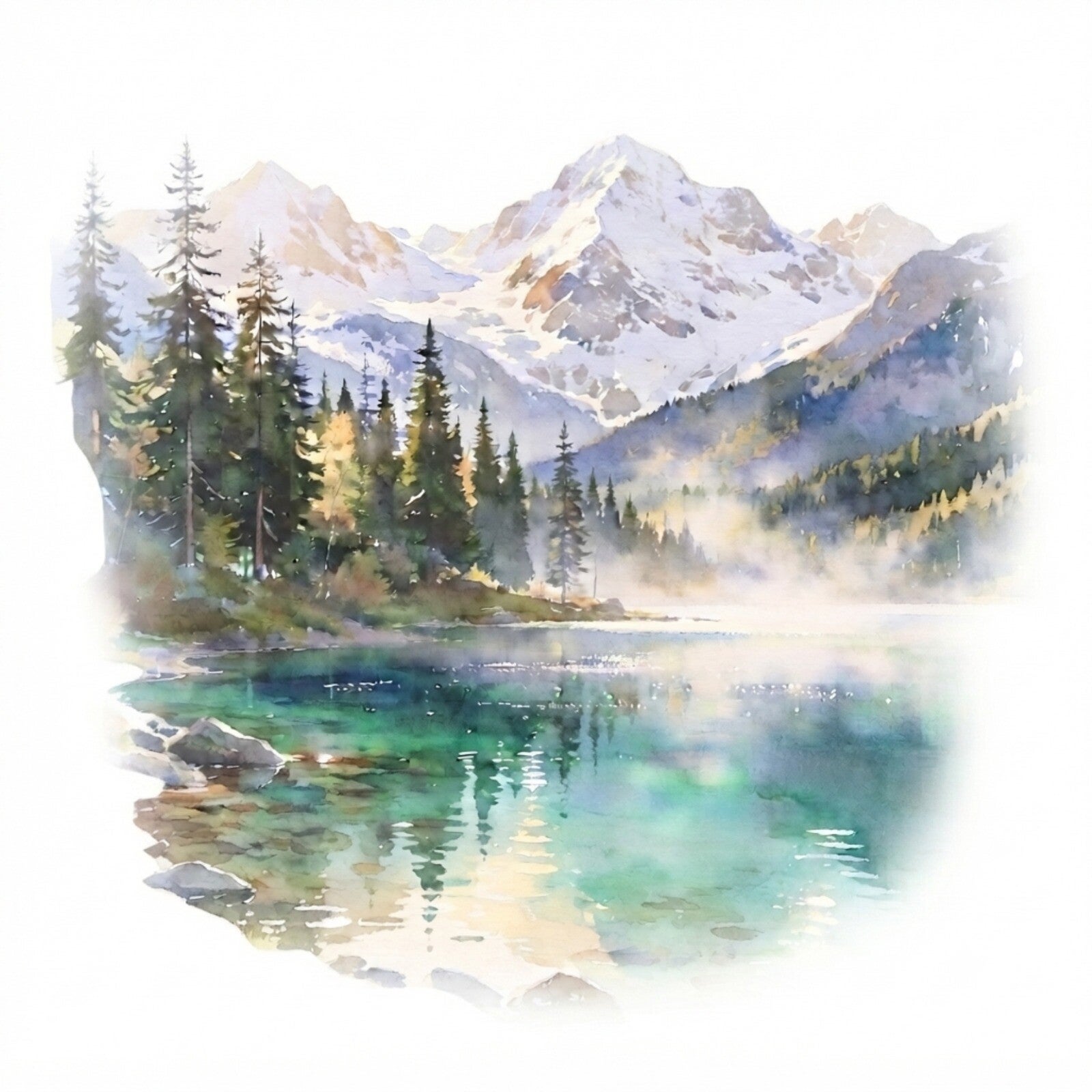 Berge und See 1