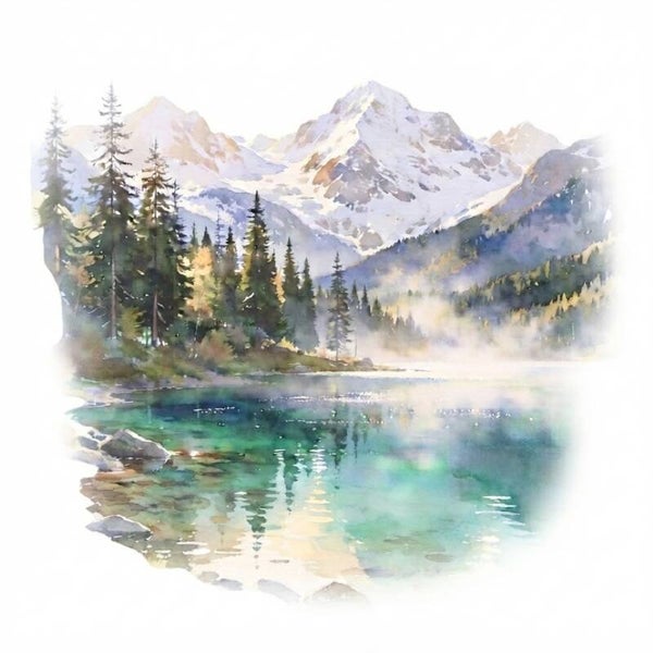 Berge und See 1