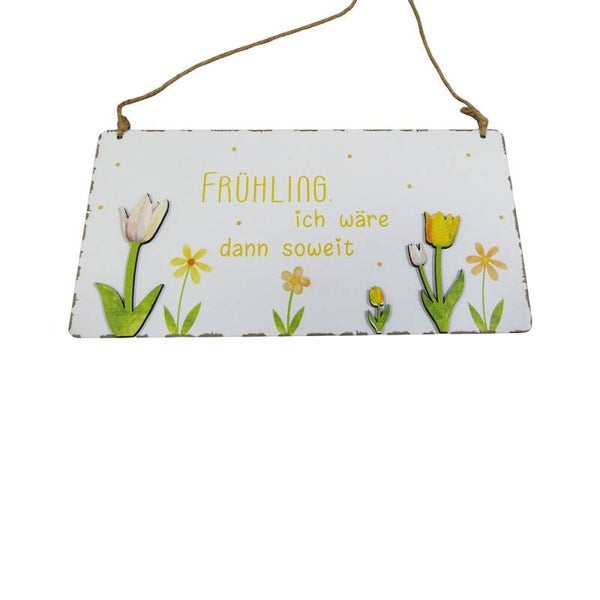 Frühling Schild