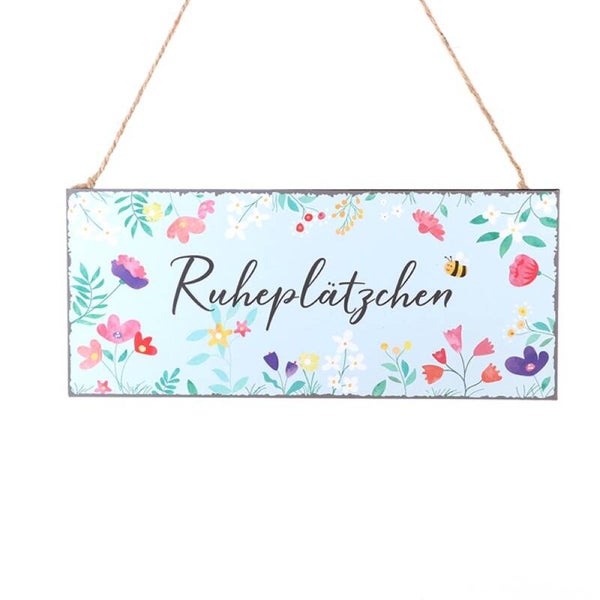 Ruheplätzchen Schild