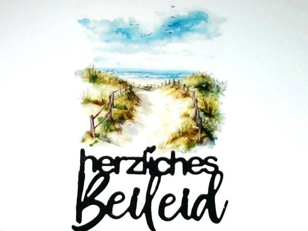 Weg "herzliches Beileid" (A6 quer) I