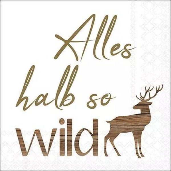 Papierservietten Alles halb so wild
