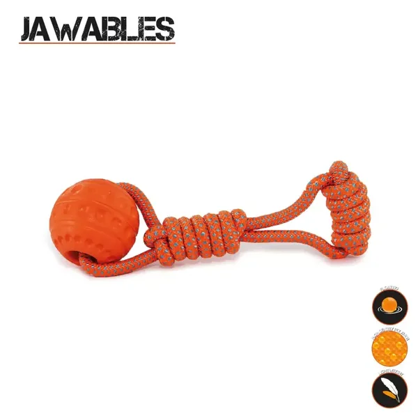 Jawables Ball Tug Dog Toy