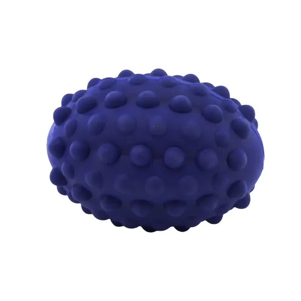Jawables Tough Purple Rugby Ball Dog Toy