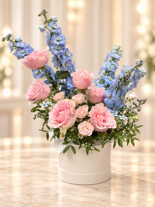 Medium hat-box arrangement