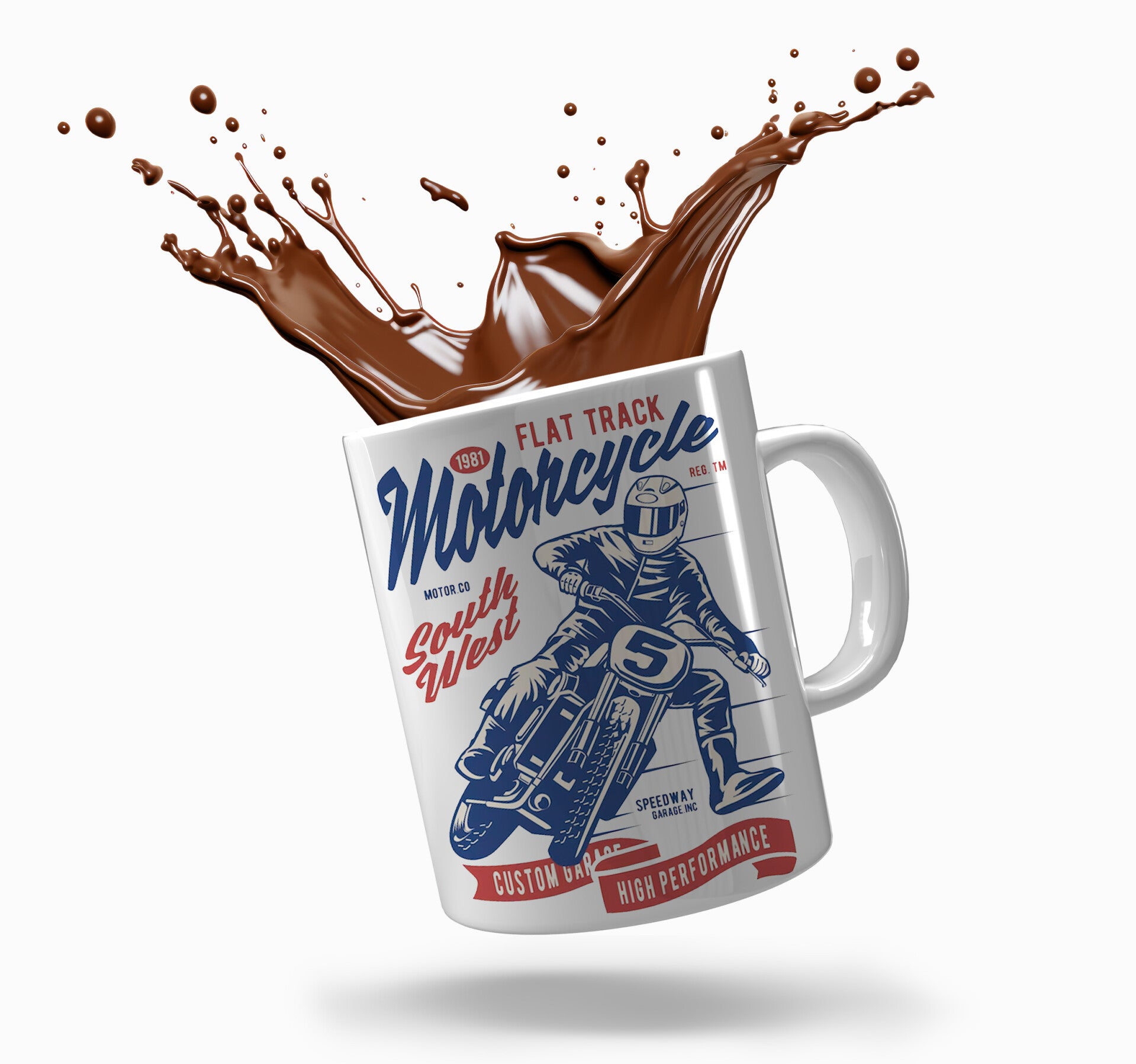 Flat Track Motorcycle Custom High Performance