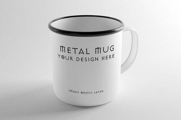 Mug en Email Métallique