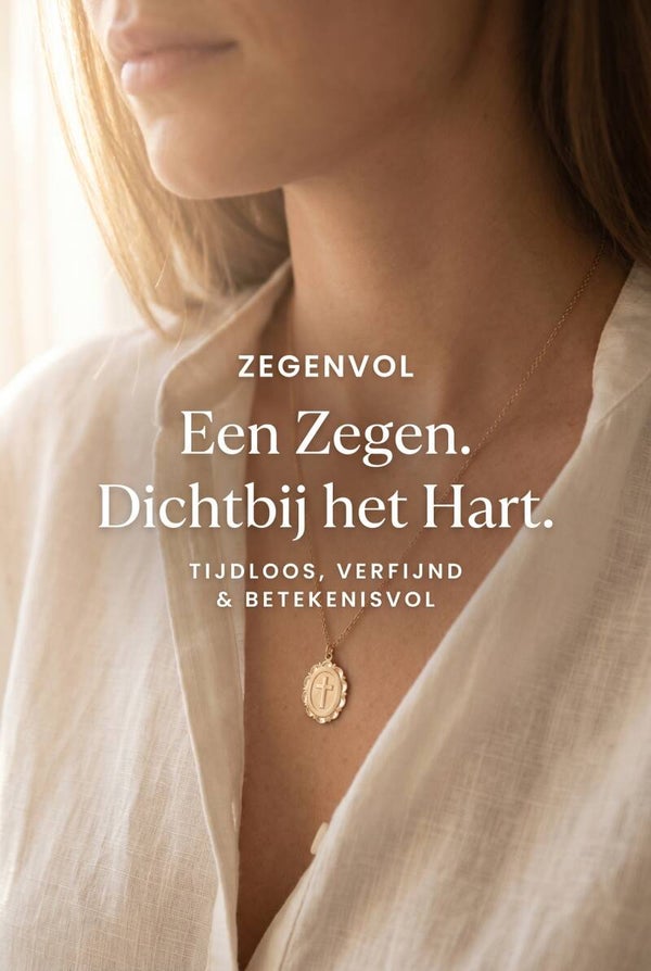 Ketting Medaillon Kruis Goud