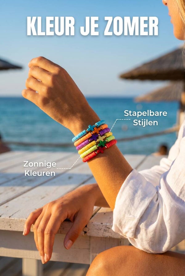 Fel gekleurde Armband