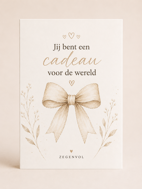 Wenskaart Cadeau