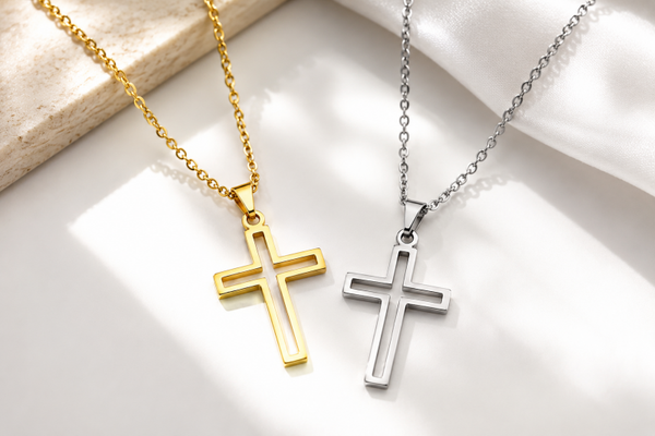 Heren Ketting Kruis Open