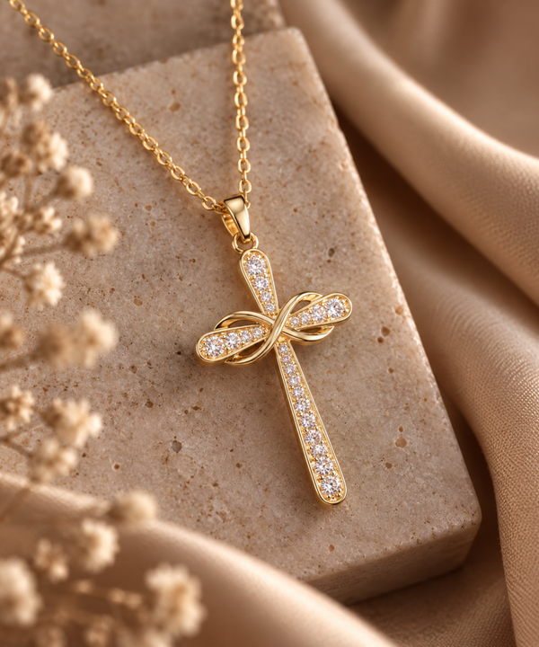 Ketting Kruis Infinity
