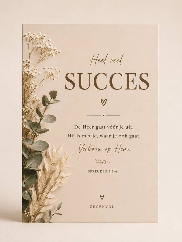 Wenskaart Succes