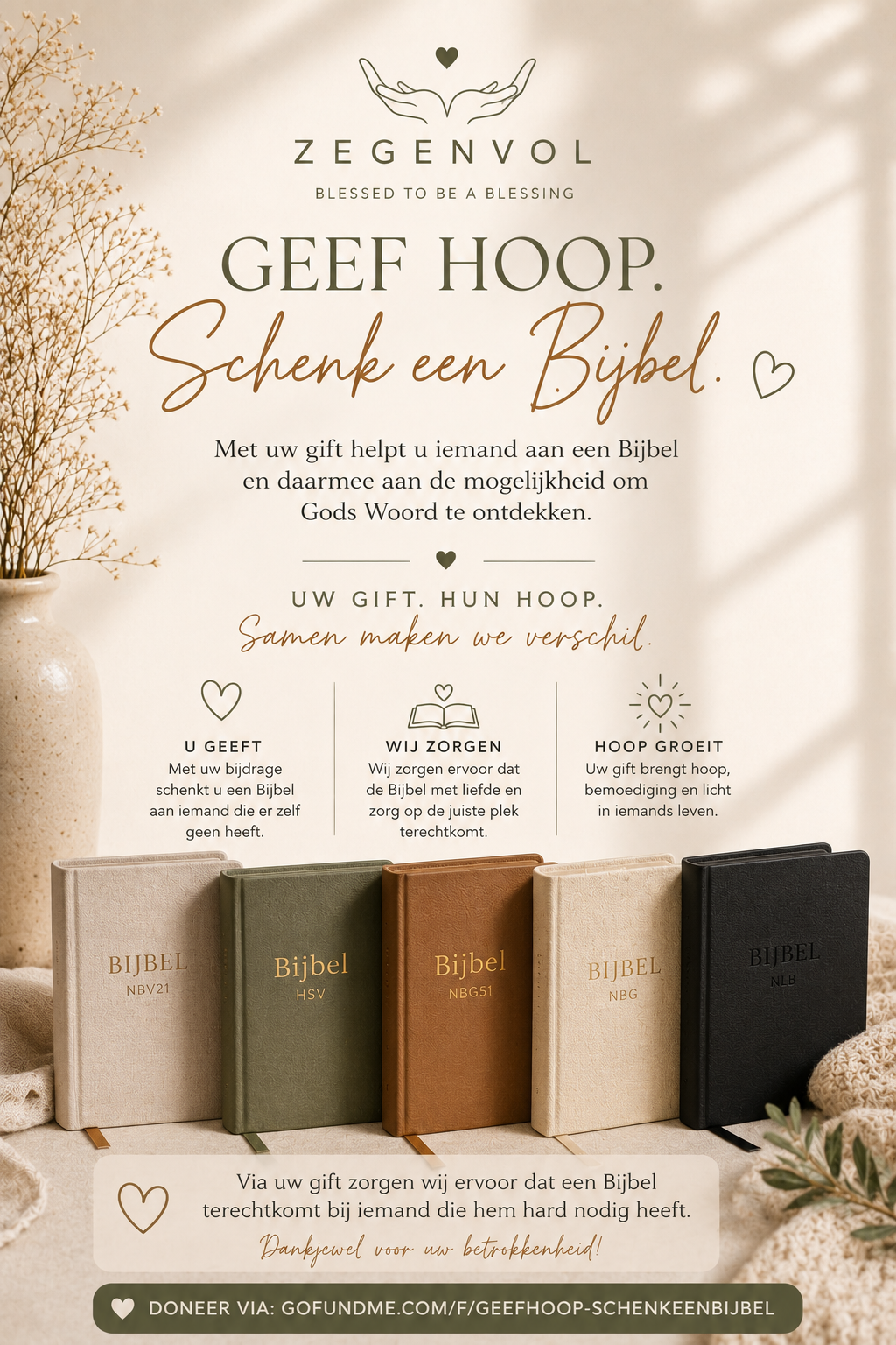 Geef een Bijbel cadeau.