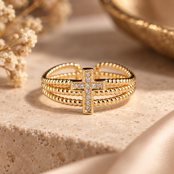 Dames Ring Kruis