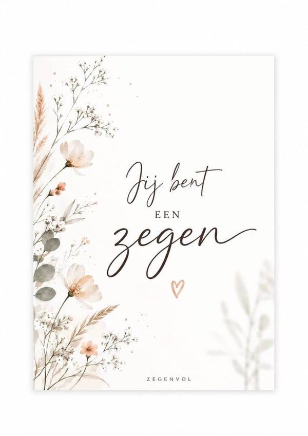 Wenskaart Zegen